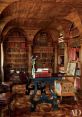 Italian village Library The of the Italian village's library are an eclectic mix of everyday life in the small valley of