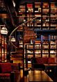 Passageway Library You can hear the bustling of a crowd in a courthouse in a hall, sparse with passes by, footsteps, and