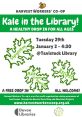 Kale Library The first that comes to mind when thinking about Kale's Library is the gentle stirring of dried kale in a