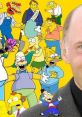 Homer Simpson and other iconic characters from The Simpsons, showcasing Dan Castellaneta's beloved voice work.