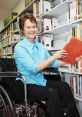 Wheel chair Library In the quiet corridors of the library, the only that can be heard are the subtle hum of the lights