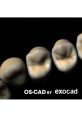 Detailed rendering of teeth from the Tooth Library, showcasing OS-CAD technology by exocad for dental applications.