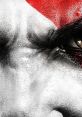 Intense close-up of Kratos, showcasing fierce expression and iconic red markings, embodying strength and determination.