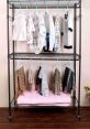 Clothing rack Library The Foley Misc Seamstress Studio is a symphony of that transport you to a bustling workshop filled