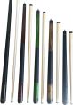 Cue Stick Library The emanating from Cue Stick's Library are a symphony of billiards or pool cues being handled and set