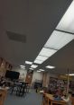 Lights off Library The room tone in the bathroom of the library is a subtle hum of electrical appliances and the