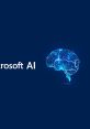 Microsoft AI logo with a digital brain design, representing the innovative features of Microsoft David Desktop (AI version).