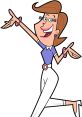 Mrs. Turner from The Fairly OddParents striking a cheerful pose, showcasing her signature style and playful personality.