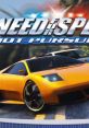 Dynamic orange sports car racing in Need for Speed Hot Pursuit 2, featuring intense pursuit and thrilling gameplay.