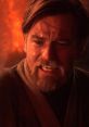 Obi-Wan Kenobi expresses anger during the Clone Wars, reflecting intense emotions amidst a fiery backdrop.