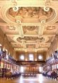 Roma Library The atmosphere in Rome's Sant Pietro'suare is bustling with energy as crowds of people gather, eagerly awaiting