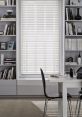 Slatted blinds Library The of slatted wood blinds moving in the library create a soothing and rhythmic background noise. As