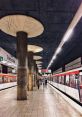 U-Bahn Library The rumble of the U-Bahn train echoes through the tunnels, as the U6 U-Bahn in Berlin, Germany speeds along