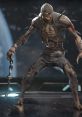 Scarecrow from Injustice 2, showcasing his terrifying design with weapon in hand, ready to face his foes.