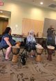 Drum circle Library The of a drum circle are vibrant and energizing, filling the air with rhythmic beats that pulse with