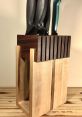 Knife block Library The first that greets you in the Knife block S Library is the sharp and distinct of a knife being