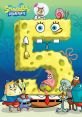 Iconic characters from "SpongeBob SquarePants Seasons 1 & 2" gathered around a large, playful number 5.