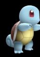 Cute Squirtle character from Pokémon, ready for action in Super Smash Bros Annunciatore, showcasing its charming design.