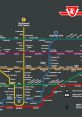 Comprehensive transit system map highlighting routes and stations for effective navigation and announcements.