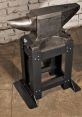 Anvil The of an anvil impact resonates through the air, carrying with it the unmistakable clang of a blacksmith hard at