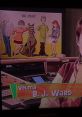 Velma, voiced by B.J. Ward, featured with the Scooby-Doo gang in a colorful animation scene. Classic cartoon nostalgia.