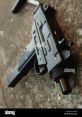 Uzi The unmistakable of an Uzi shooting fills the air, a rapid succession of gunfire echoing through the space. The