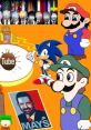 Colorful collage featuring iconic characters like Sonic and Mario, with YTP elements and humorous political references.