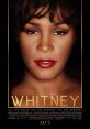 Whitney Houston's striking portrait from the documentary "Whitney," highlighting her music and untold stories.