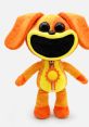 Cute orange plush DogDay character from Poppy Playtime, featuring oversized eyes and a smiling mouth. Perfect for gamers!