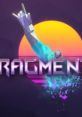 Colorful graphic showcasing Fragmental video game logo with a dynamic background, emphasizing its vibrant aesthetics.