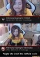 Pokimane featured in videos titled "Moaning for 1 Hour" and "Moaning for 10 Minutes," showcasing popular streaming content.