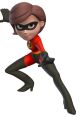 Mrs. Incredible from Disney Infinity in a dynamic superhero pose, showcasing her iconic red outfit and black boots.