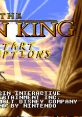 The Lion King (Prototype) Disney's The Lion King ライオン・キング - Video Game Video game from The Lion King (Prototype)