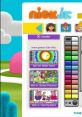 Nick Jr. Free Draw Narrator interface showcasing creative games like Spin Art Maker and Coloring activities for kids.