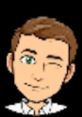 Cartoon avatar of a young man with green eyes and brown hair, exuding a friendly and playful vibe.