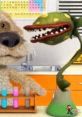 Talking Ben with a quirky plant in a colorful lab setting, emphasizing humor in memes and animated fun.