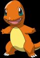 Charming Charmander with bright orange body, blue eyes, and a playful expression, perfect for Pokémon fans and collectors.