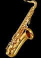 Shiny gold saxophone with intricate keys and elegant curves, ideal for jazz and classical music enthusiasts.