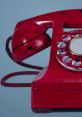 Vintage red rotary phone, a nod to nostalgic telemarketing, symbolizes the quirky Lenny Telemarketing Troll character.