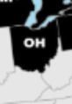 Map highlighting Ohio, showcasing its significance in the context of the "God of Ohio" theme for state representation.