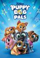 Colorful cast of playful puppies from "Puppy Dog Pals," featuring Buster, showcasing friendship and fun adventures.