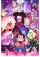 Colorful group of 'Steven Universe' characters posing joyfully, featuring Steven and friends capturing a fun selfie moment.