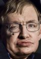 Stephen Hawking, renowned physicist, in a close-up portrait showcasing his unique expression and iconic glasses.