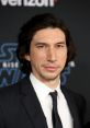 Adam Driver at a red carpet event, showcasing his signature look with dark hair and a sharp suit.