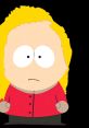 Bebe Stevens from South Park, featuring her signature blonde hair and red shirt, known for her strong personality.