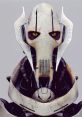 General Grievous with fierce yellow eyes and menacing robotic features, embodying a notorious Star Wars villain persona.