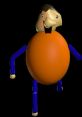 Colorful character with a round orange body and blue limbs, representing fun and creativity in "It's A Bully.