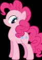 Cheerful Pinkie Pie with vibrant pink mane and balloon cutie mark, embodying joy and fun from "My Little Pony.