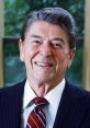 Ronald Reagan smiling in formal attire, known as the 40th U.S. President, embodying leadership and charisma.