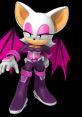 Rouge the Bat, a fierce character with purple wings and stylish outfit, embodies strength and charm in the Sonic universe.